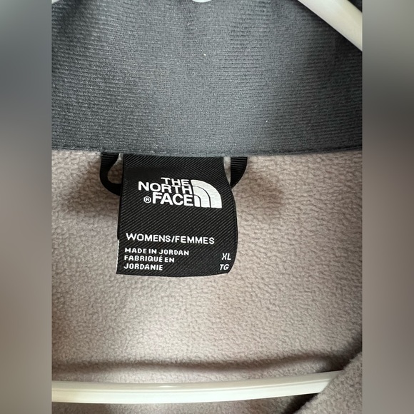 The North Face Women's Heather Grey Zip Fleece Jacket - Picture 5 of 7